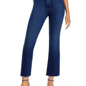 MOTHER Denim Hustler Ankle Fray